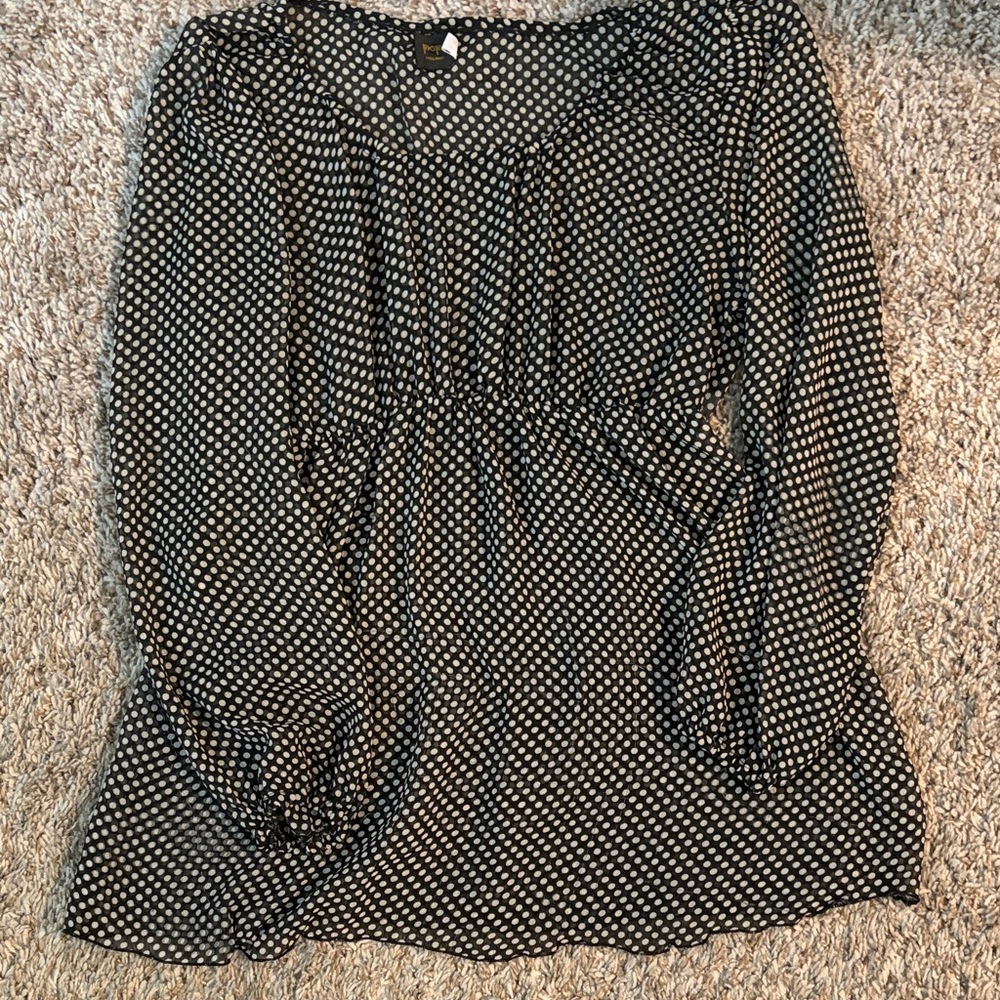 Black and White Polka Dot Women’s Skirt - Unknown Brand